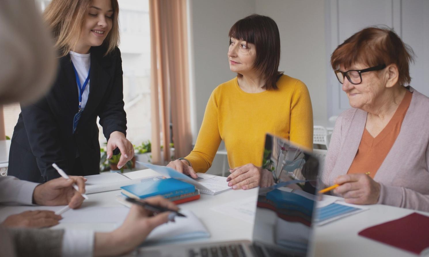 Organized financial planning materials and calculator