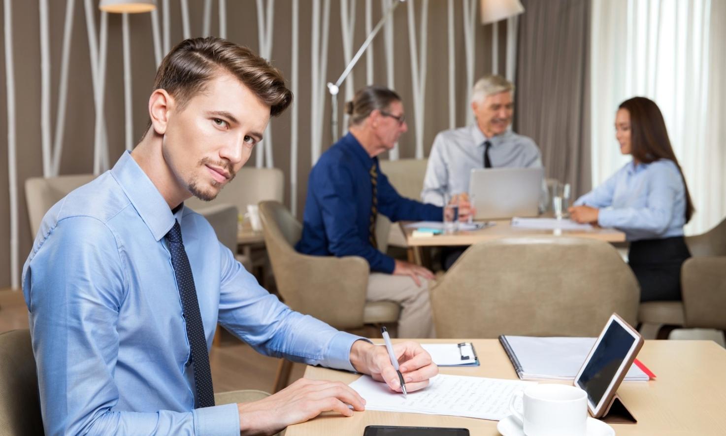 Team collaboration at morilantheq office